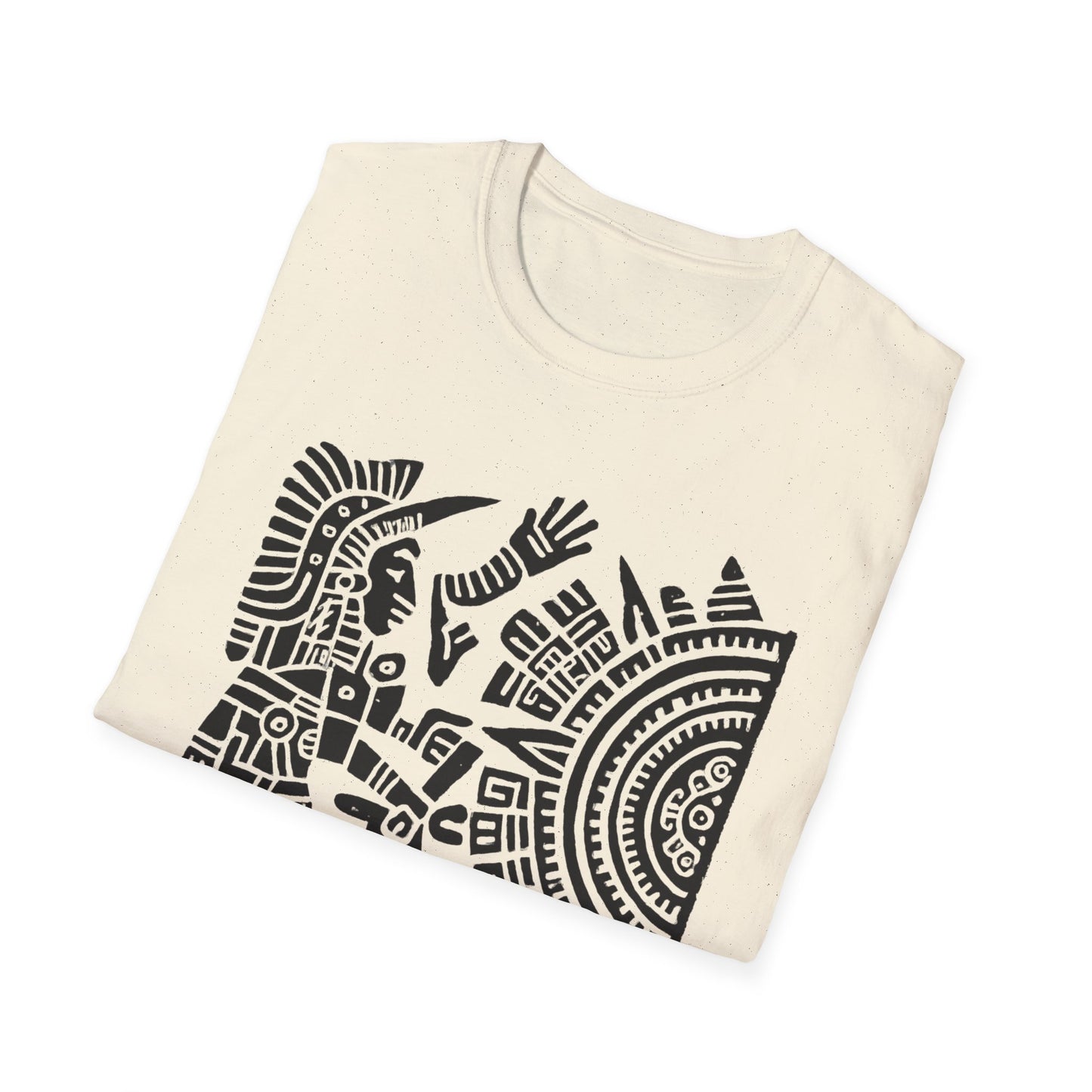 Huitzlopochtli de la Guerra Sagrada con Calandario Unisex T-Shirt -
