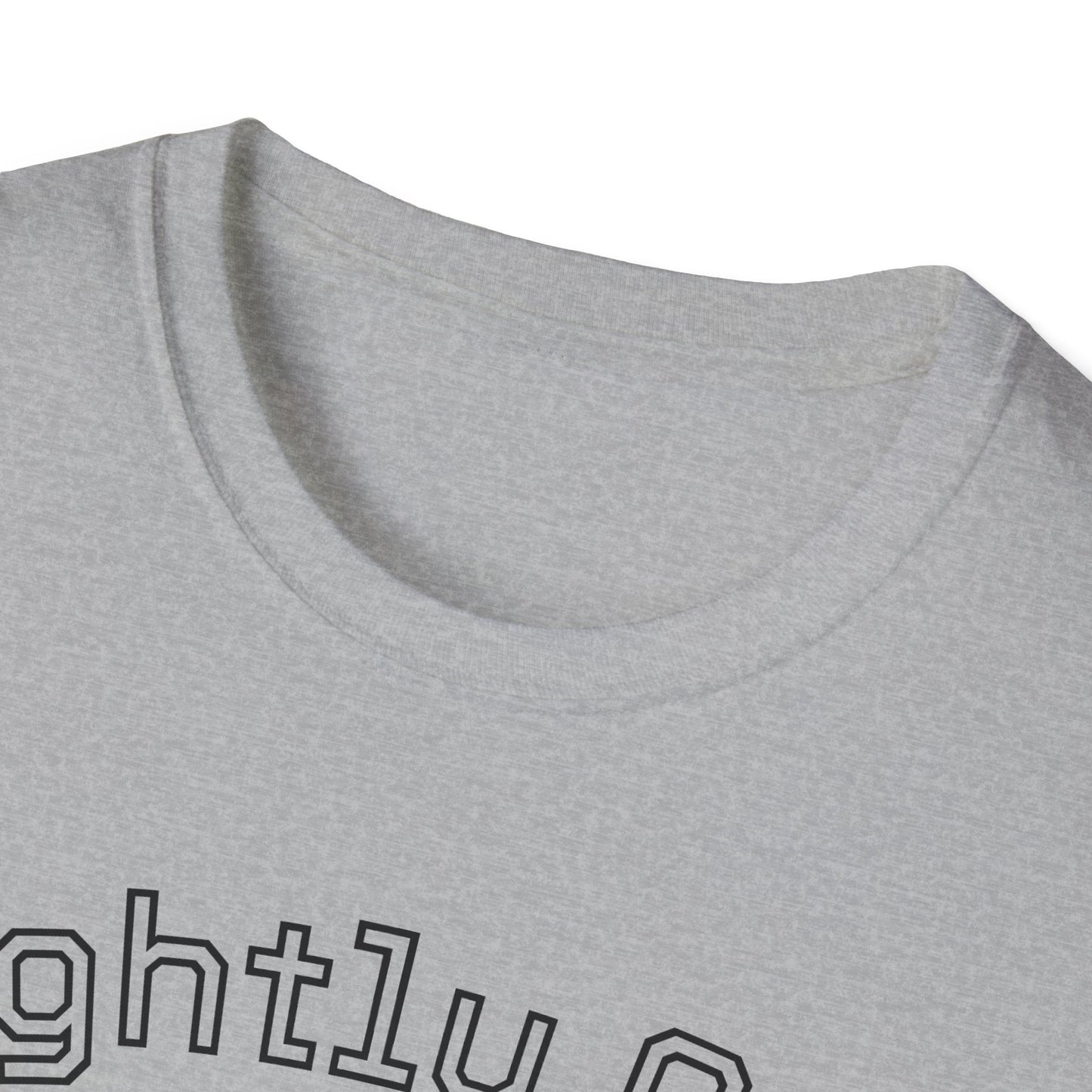 Slightly Aged Tee Black Letters