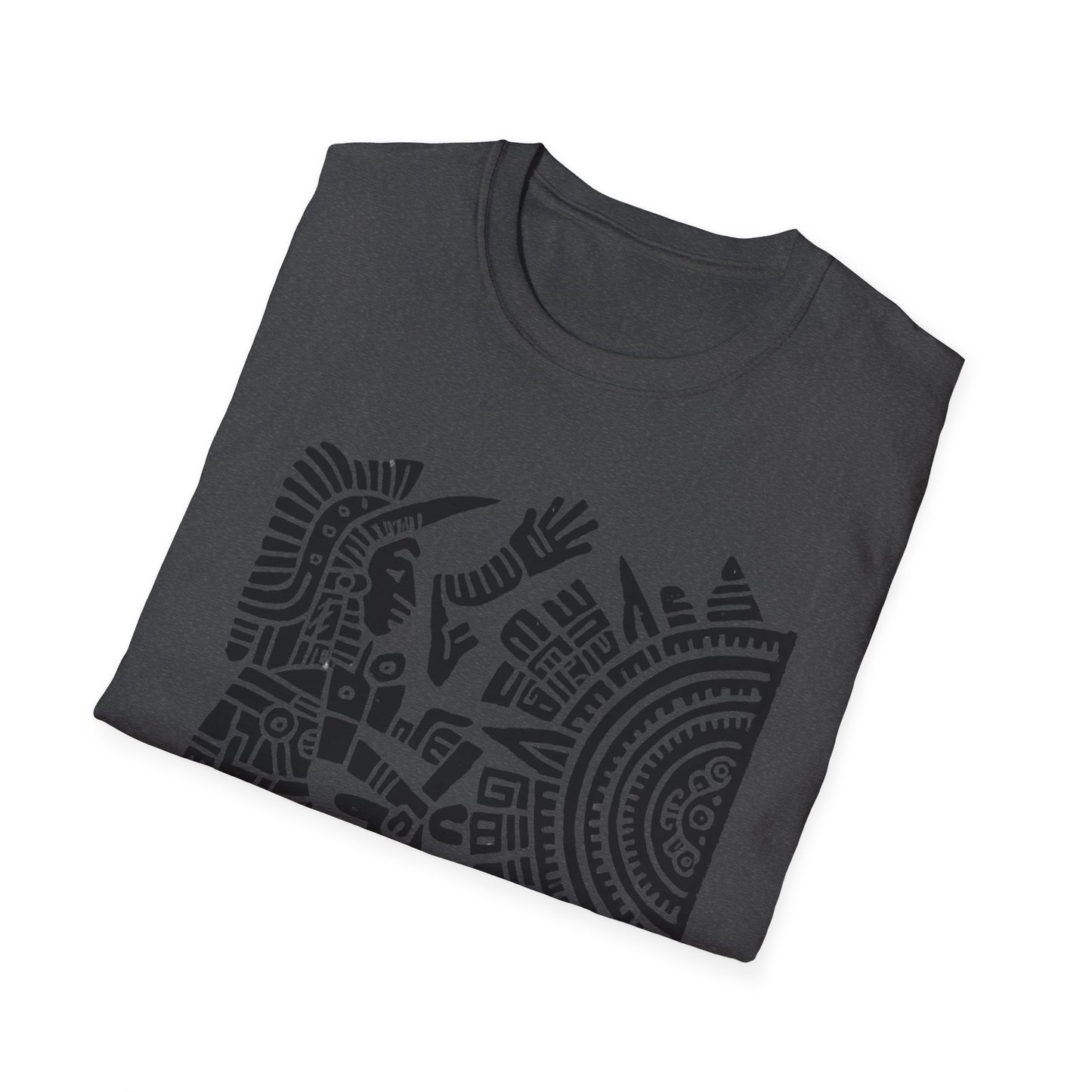 Huitzlopochtli de la Guerra Sagrada con Calandario Unisex T-Shirt -