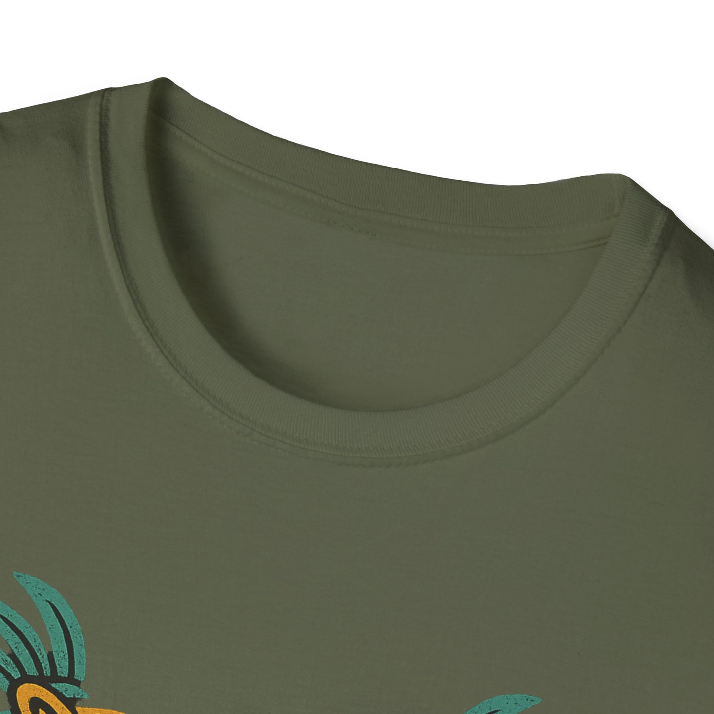 Vibrant Aztec Jaguars Spirit T-Shirt - Bohemian Style Tee, Unisex Graphic Tee, Casual Wear, Gift for Nature Lovers, Festival Outfit