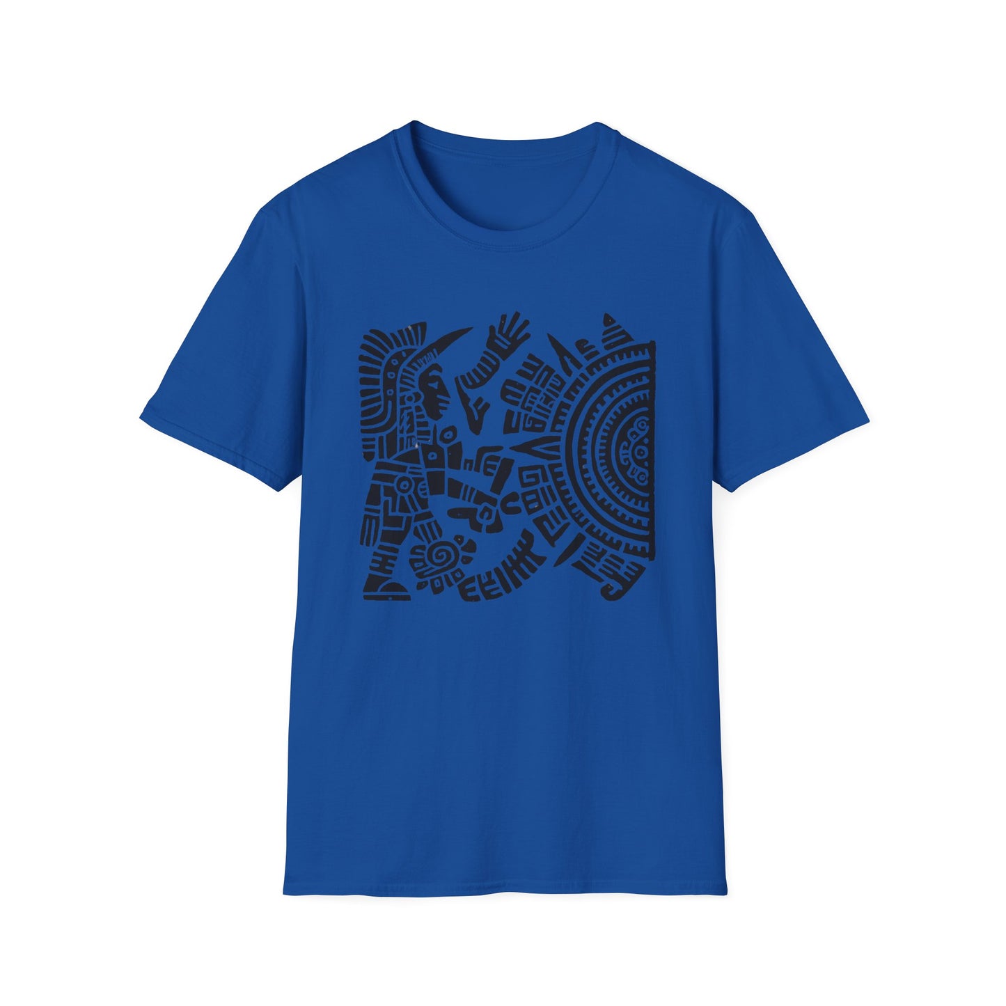 Huitzlopochtli de la Guerra Sagrada con Calandario Unisex T-Shirt -