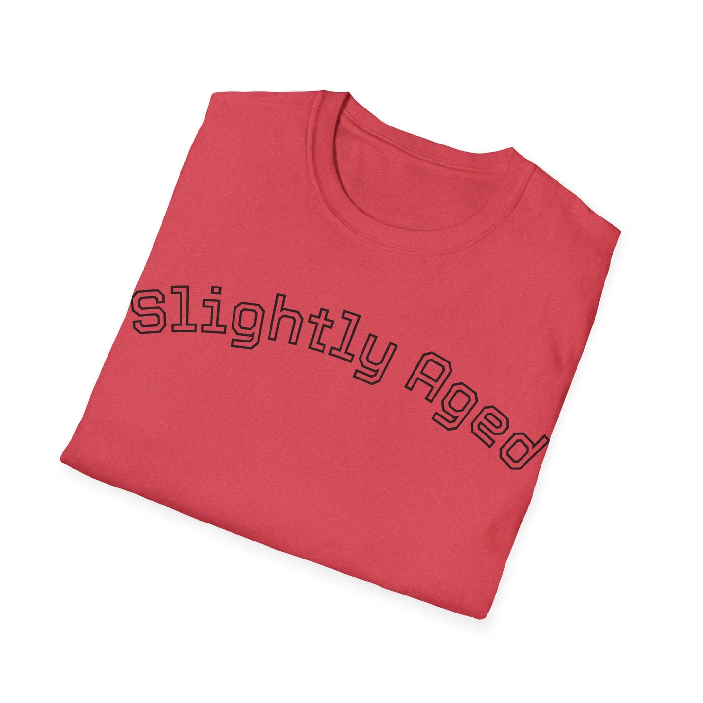 Slightly Aged Tee Black Letters