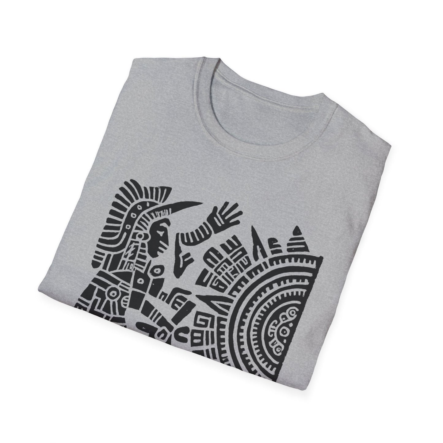 Huitzlopochtli de la Guerra Sagrada con Calandario Unisex T-Shirt -