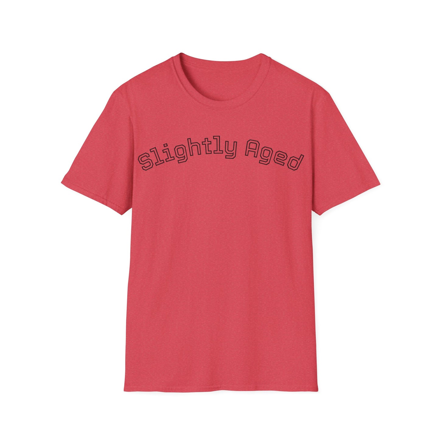 Slightly Aged Tee Black Letters