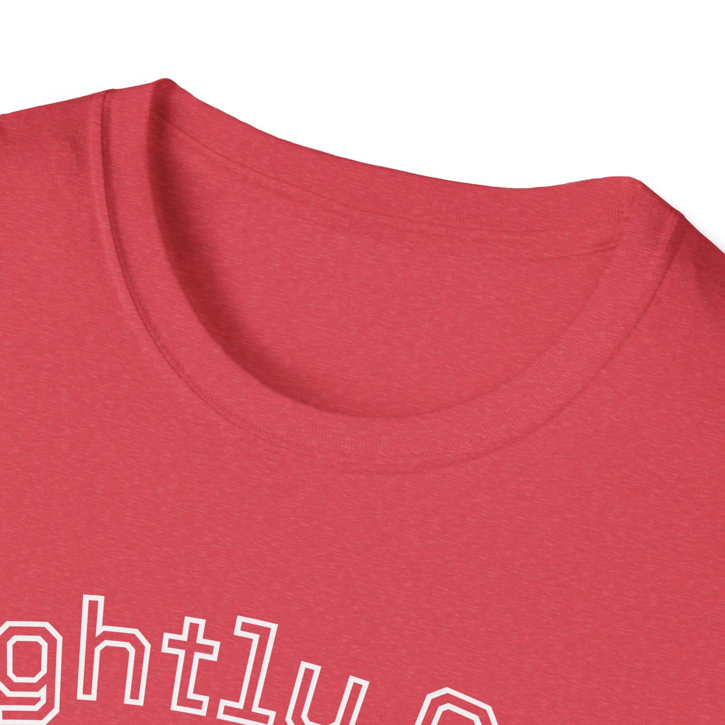 Slightly Aged Tee White Letters