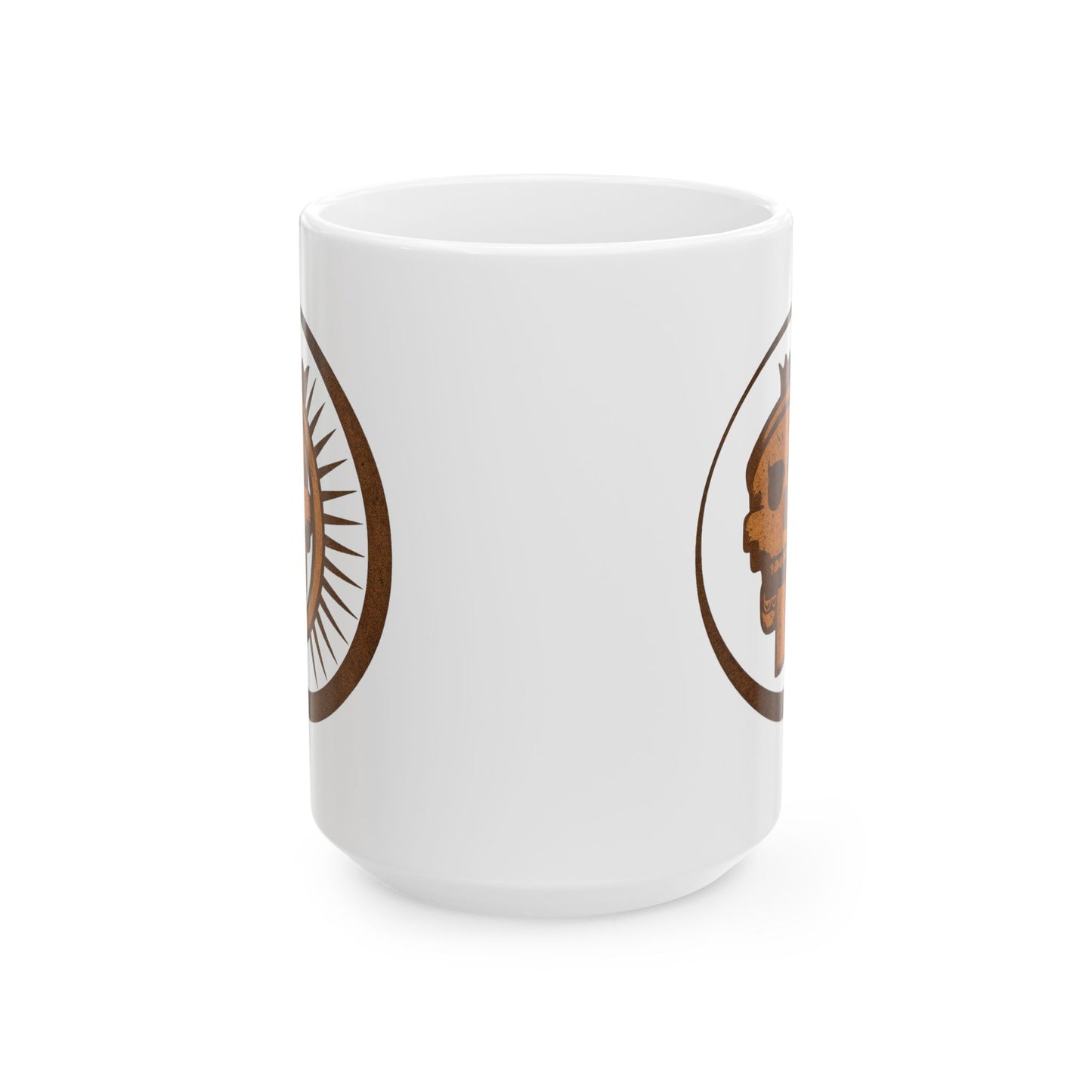 Aztec Sun Skull Mug