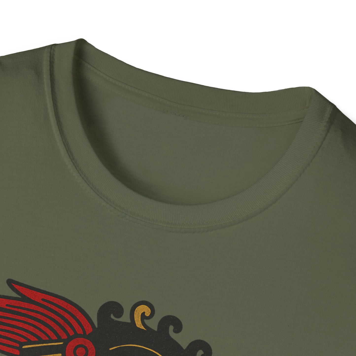Tezcatlipoca Aztec Tee, Graphic T-Shirt, Vintage, Unisex Softstyle Shirt, Boho Aesthetic Top, Men's and Women's Fashion
