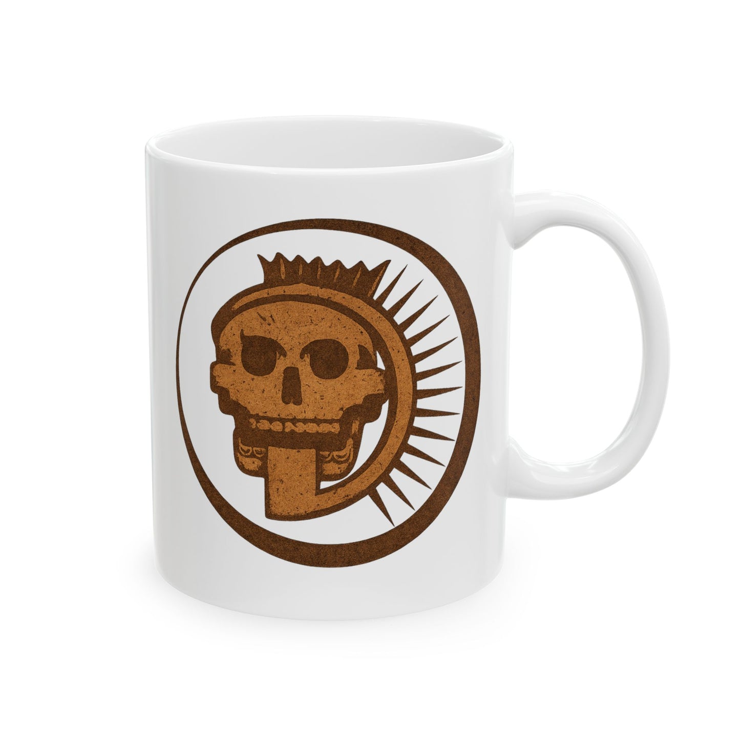 Aztec Sun Skull Mug