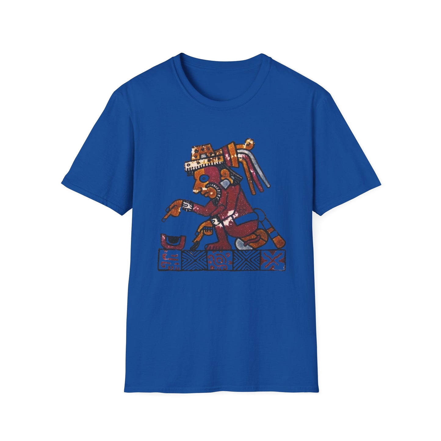 Aztec Gods T-Shirt with Unique Design, Festival Apparel, Casual Wear, Gifts for Art Lovers, Unique Graphic Tee