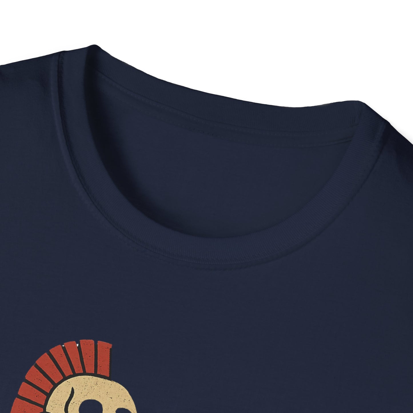 Aztec Ghost Biker Graphic Tee, Unisex Softstyle T-Shirt, Casual Wear, Bike Enthusiast Gift, Unique Summer T-Shirt, Fun Outdoor Apparel