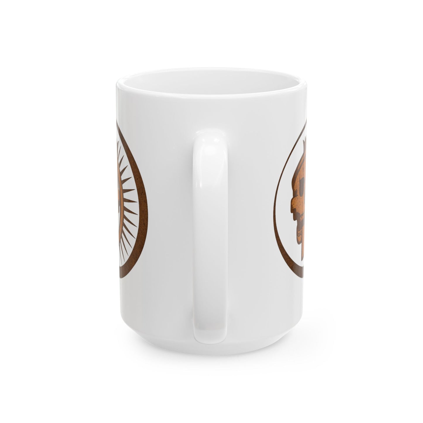 Aztec Sun Skull Mug
