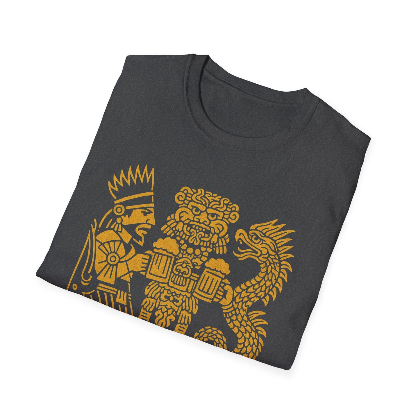 Golden Aztec Warrior T-Shirt Octoberfest