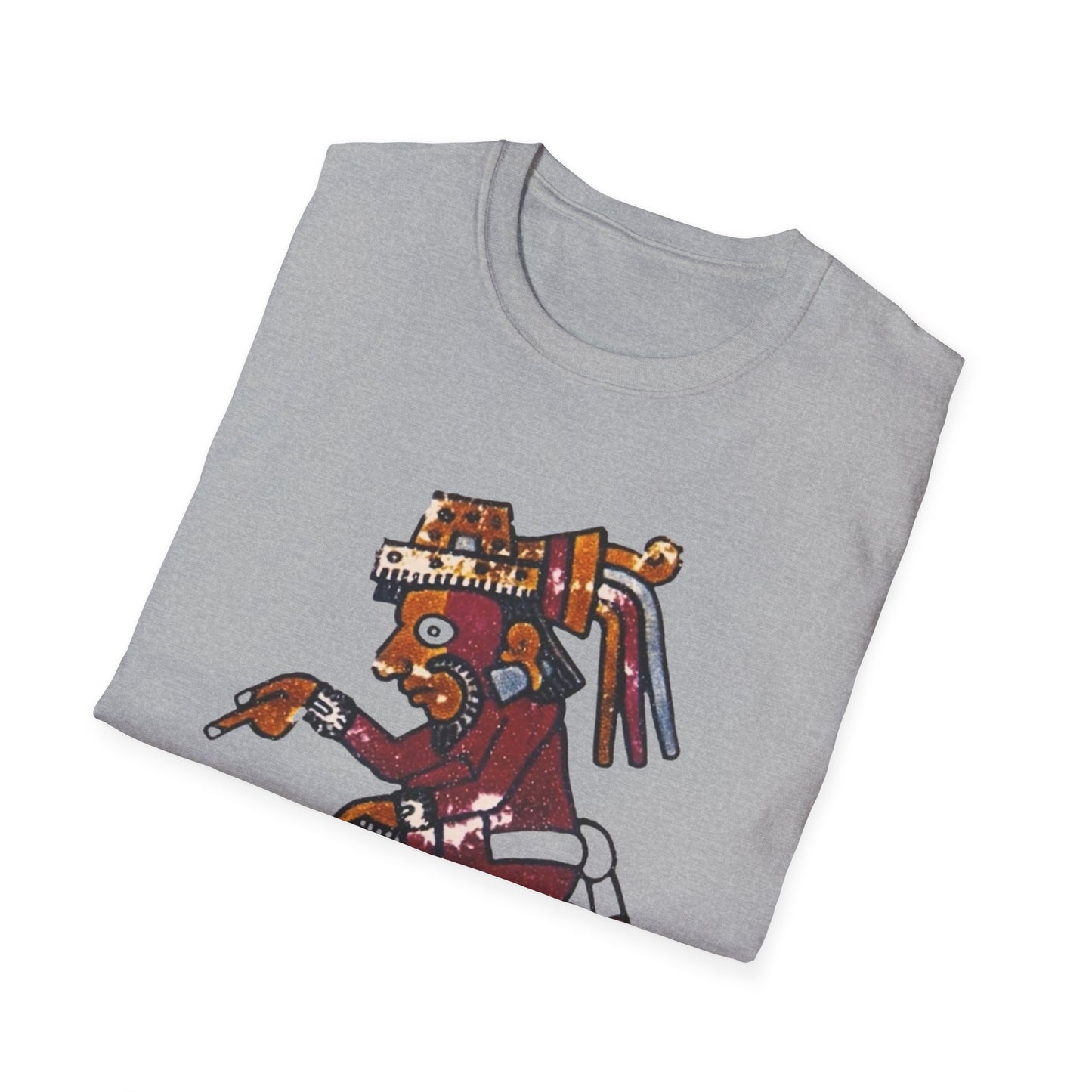 Aztec Gods T-Shirt with Unique Design, Festival Apparel, Casual Wear, Gifts for Art Lovers, Unique Graphic Tee