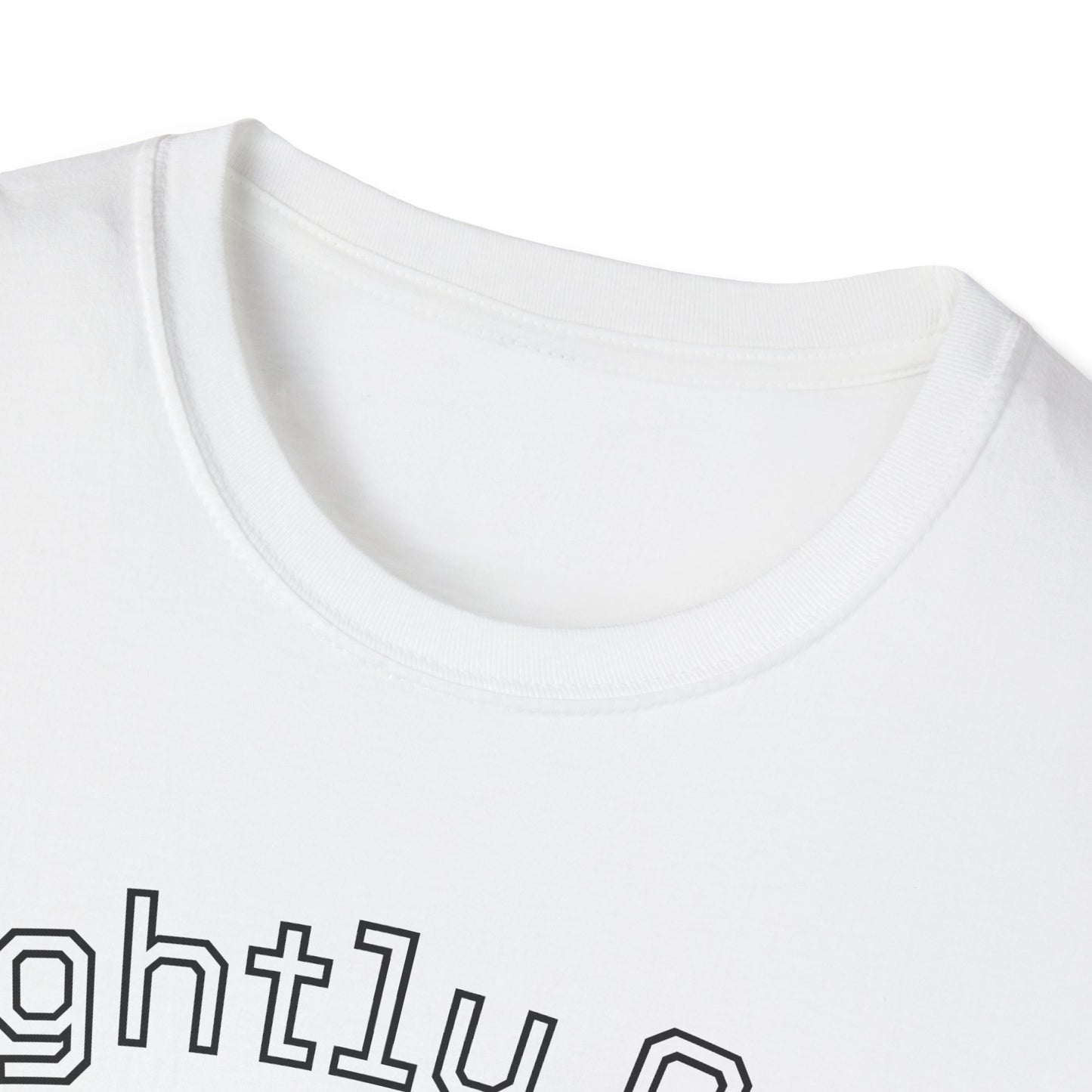 Slightly Aged Tee Black Letters