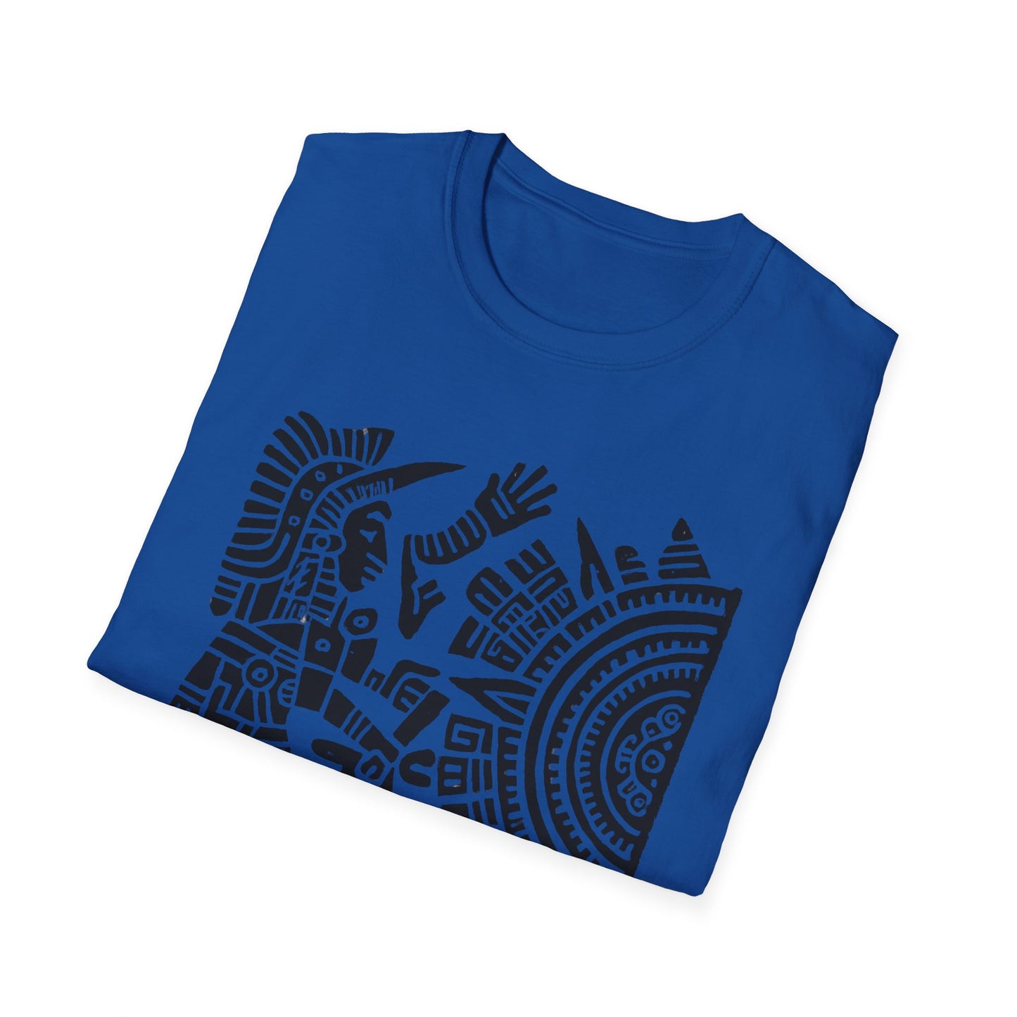 Huitzlopochtli de la Guerra Sagrada con Calandario Unisex T-Shirt -