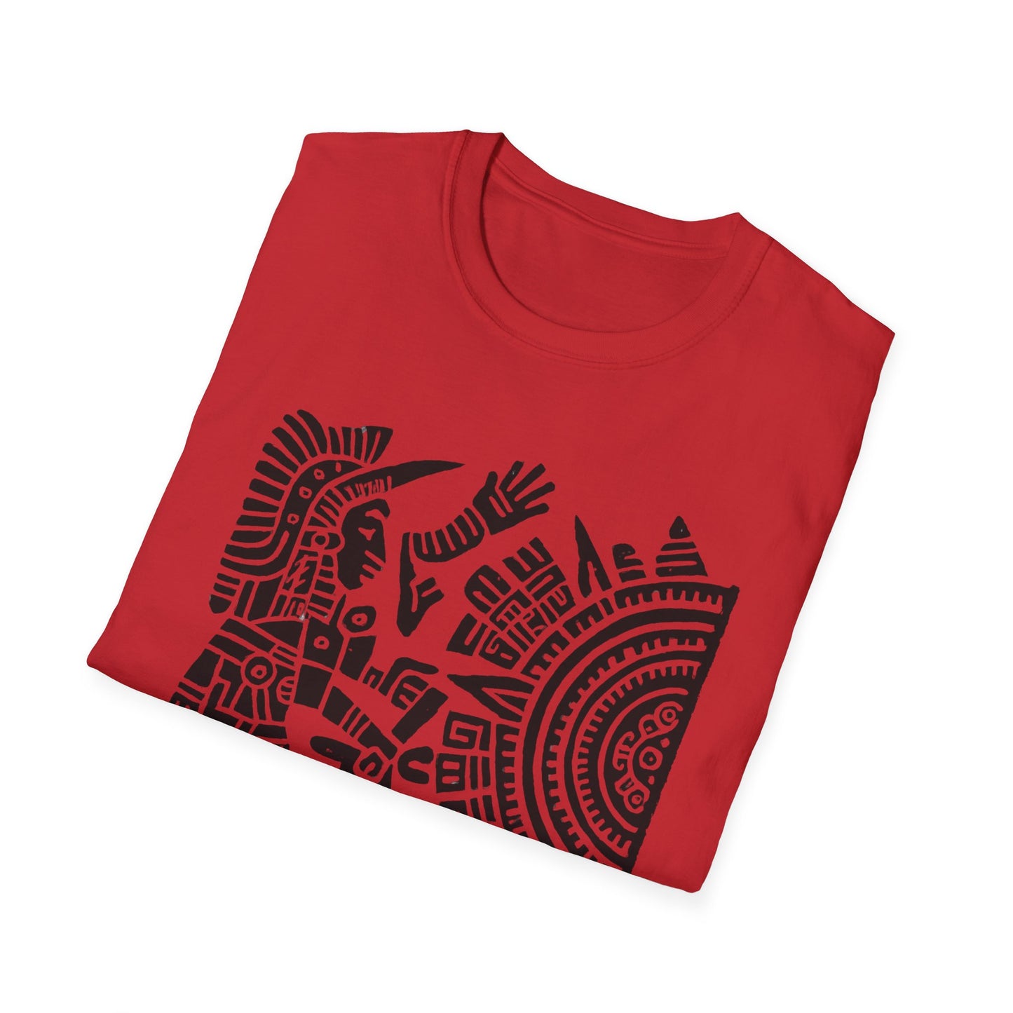 Huitzlopochtli de la Guerra Sagrada con Calandario Unisex T-Shirt -