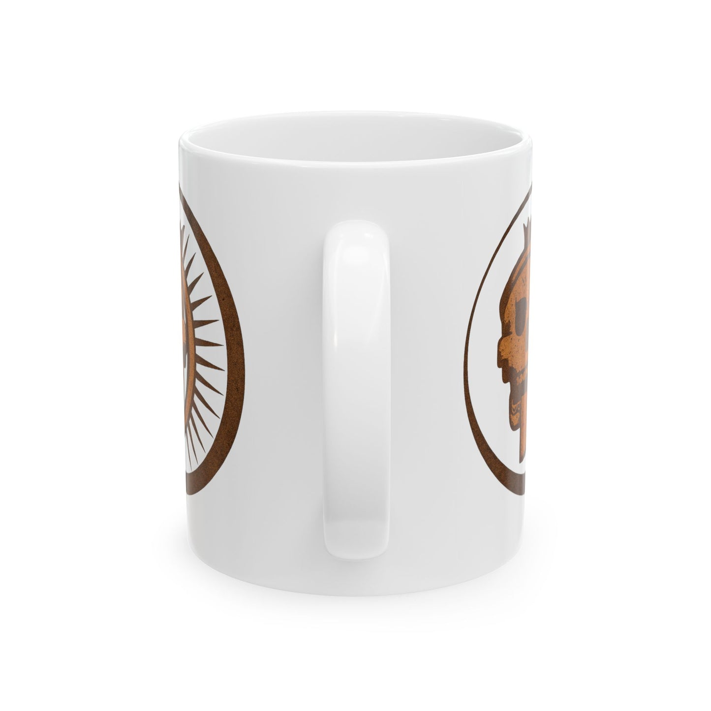 Aztec Sun Skull Mug