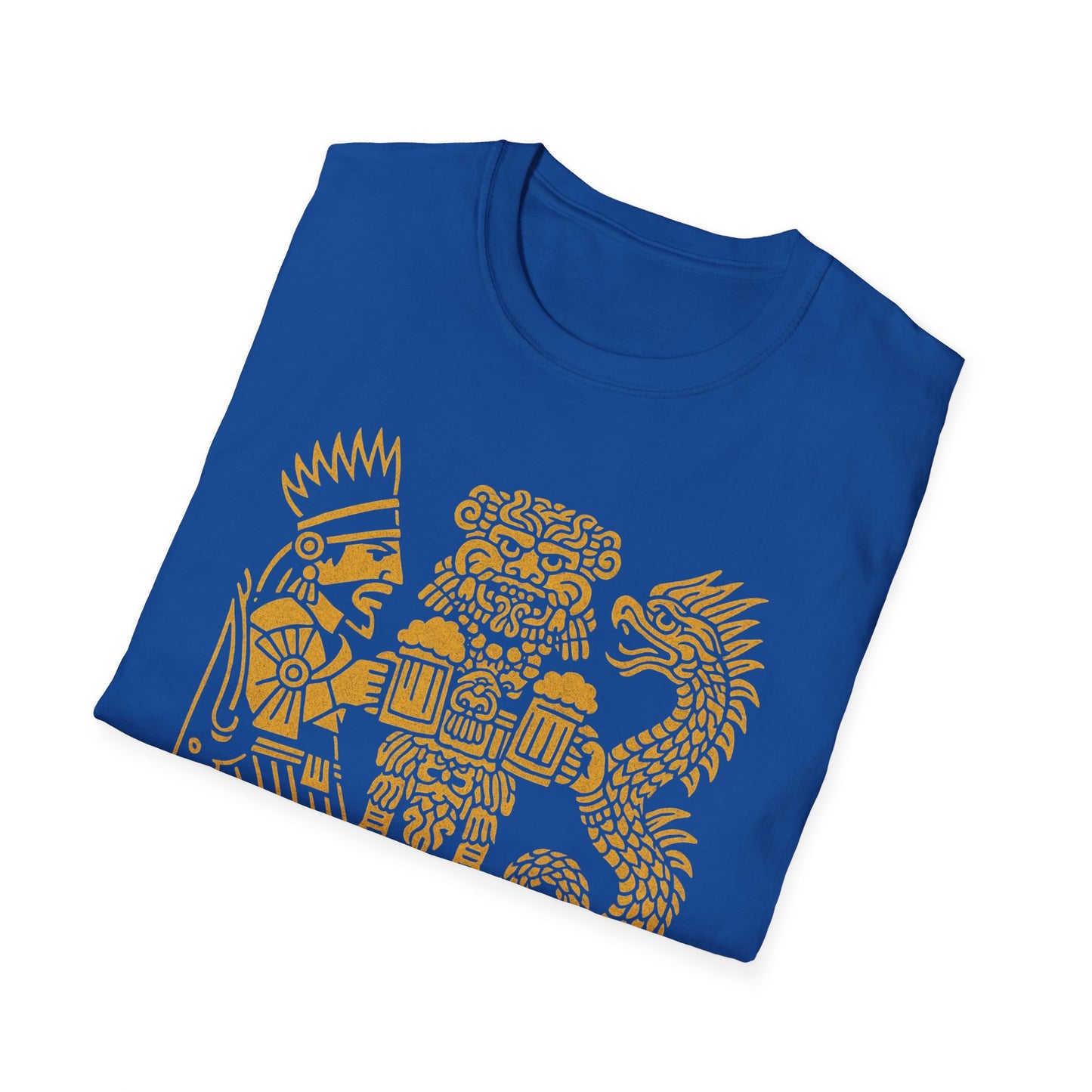 Golden Aztec Warrior T-Shirt Octoberfest