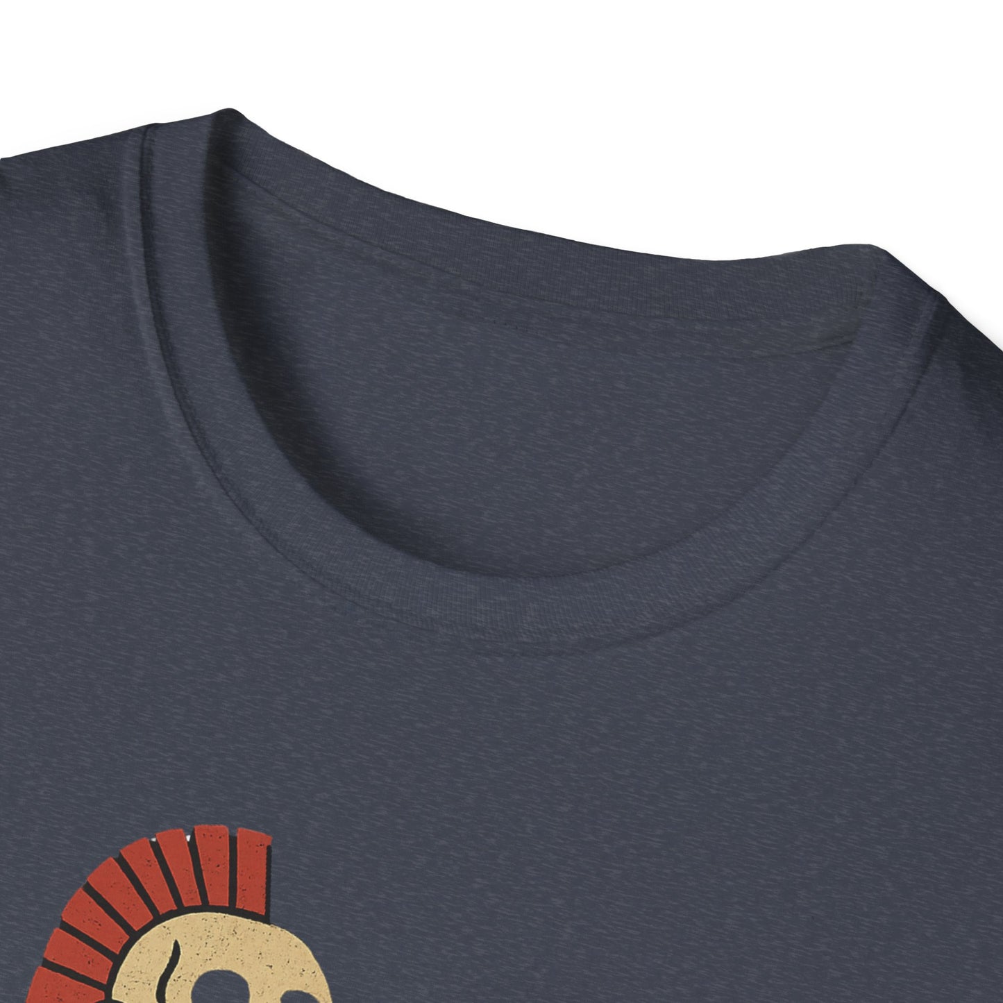 Aztec Ghost Biker Graphic Tee, Unisex Softstyle T-Shirt, Casual Wear, Bike Enthusiast Gift, Unique Summer T-Shirt, Fun Outdoor Apparel