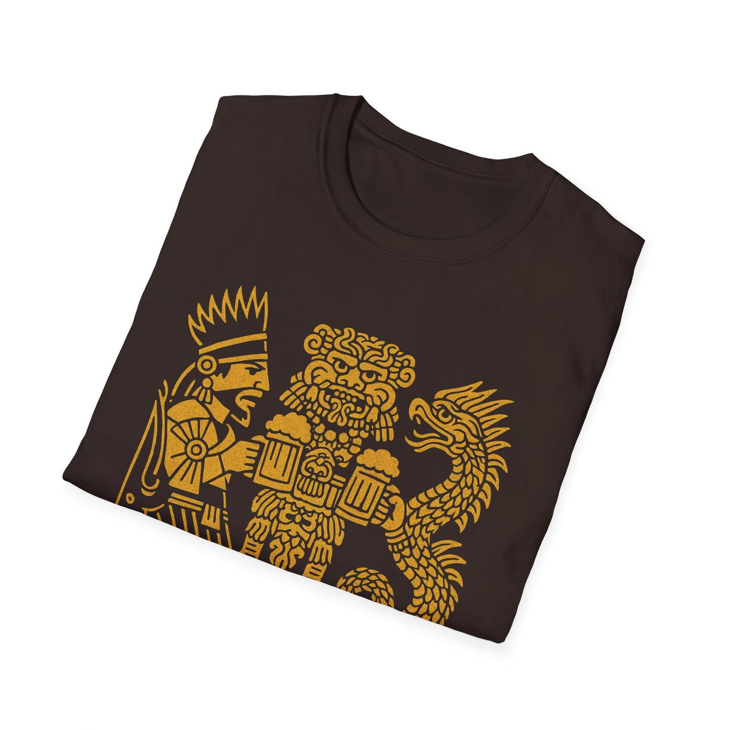 Golden Aztec Warrior T-Shirt Octoberfest