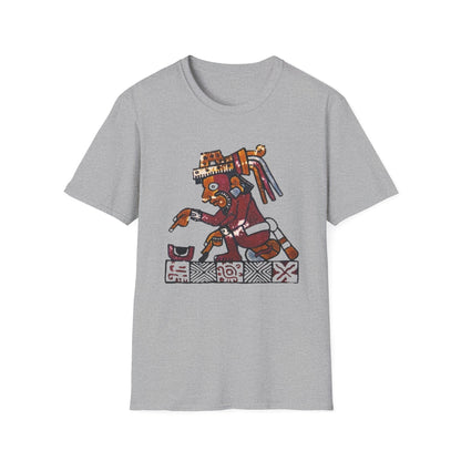 Aztec Gods T-Shirt with Unique Design, Festival Apparel, Casual Wear, Gifts for Art Lovers, Unique Graphic Tee