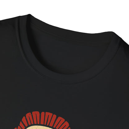 Aztec-Inspired Skull T-Shirt, Cool Graphic Tee, Unisex Apparel, Festival Fashion, Unique Gift, Casual Outfit