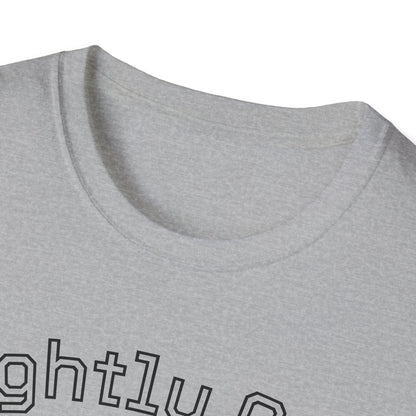 Slightly Aged Tee Black Letters