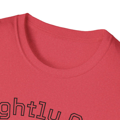 Slightly Aged Tee Black Letters
