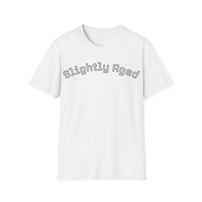 Slightly Aged Tee Black Letters