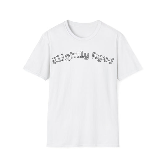 Slightly Aged Tee Black Letters