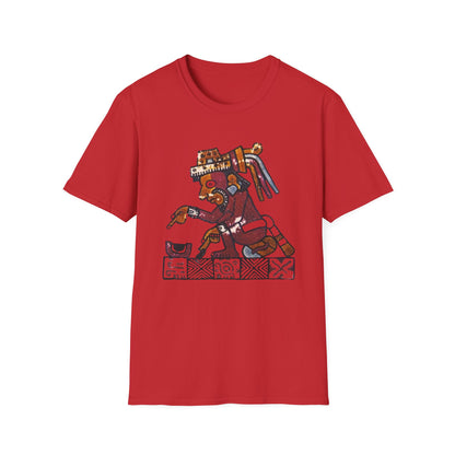 Aztec Gods T-Shirt with Unique Design, Festival Apparel, Casual Wear, Gifts for Art Lovers, Unique Graphic Tee