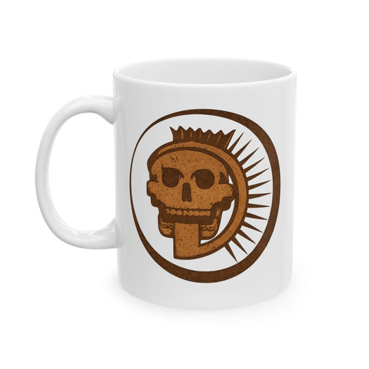 Aztec Sun Skull Mug