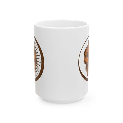 Aztec Sun Skull Mug