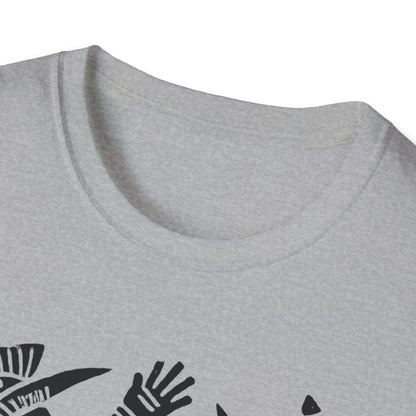 Huitzlopochtli de la Guerra Sagrada con Calandario Unisex T-Shirt -