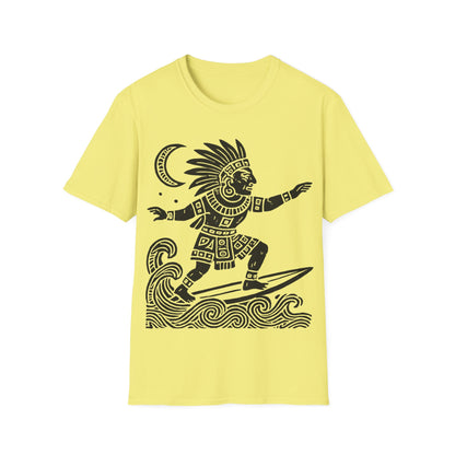 Surfing Warrior Graphic T-Shirt, Unisex Apparel for Beach Lovers, Perfect for Summer, Surfing Events, Casual Wear
