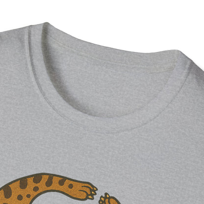 Two Jaguar Print T-Shirt, Unisex Ally Wear, Animal Lover Gift, Fun Casual Tee, Wildlife Art Shirt, Eco-Friendly Fashion