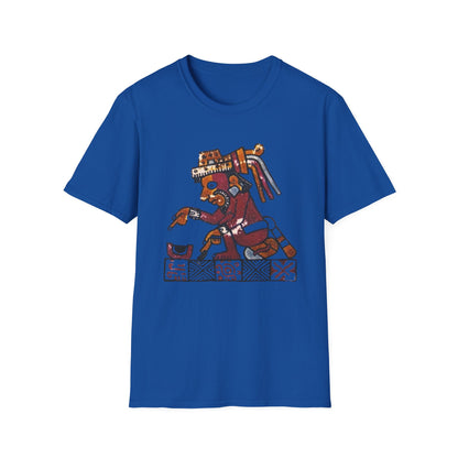 Aztec Gods T-Shirt with Unique Design, Festival Apparel, Casual Wear, Gifts for Art Lovers, Unique Graphic Tee