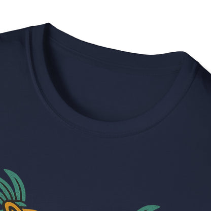 Vibrant Aztec Jaguars Spirit T-Shirt - Bohemian Style Tee, Unisex Graphic Tee, Casual Wear, Gift for Nature Lovers, Festival Outfit