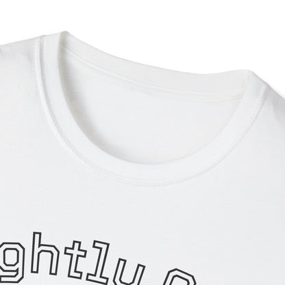 Slightly Aged Tee Black Letters