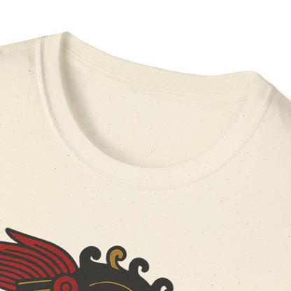 Tezcatlipoca Aztec Tee, Graphic T-Shirt, Vintage, Unisex Softstyle Shirt, Boho Aesthetic Top, Men's and Women's Fashion