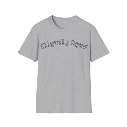 Slightly Aged Tee Black Letters