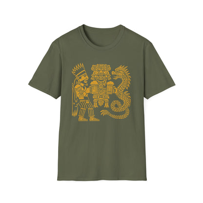 Golden Aztec Warrior T-Shirt Octoberfest