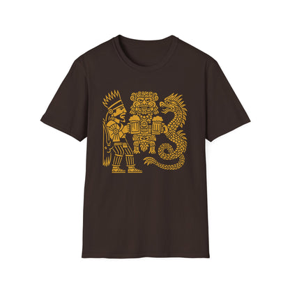 Golden Aztec Warrior T-Shirt Octoberfest