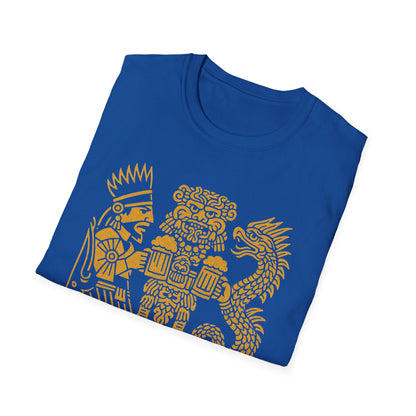 Golden Aztec Warrior T-Shirt Octoberfest